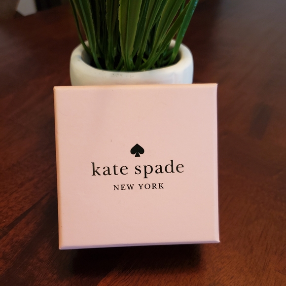 NIB Kate Spade Cubic Zirconia Bright Ideas Gold Stud Earrings - Picture 3 of 7